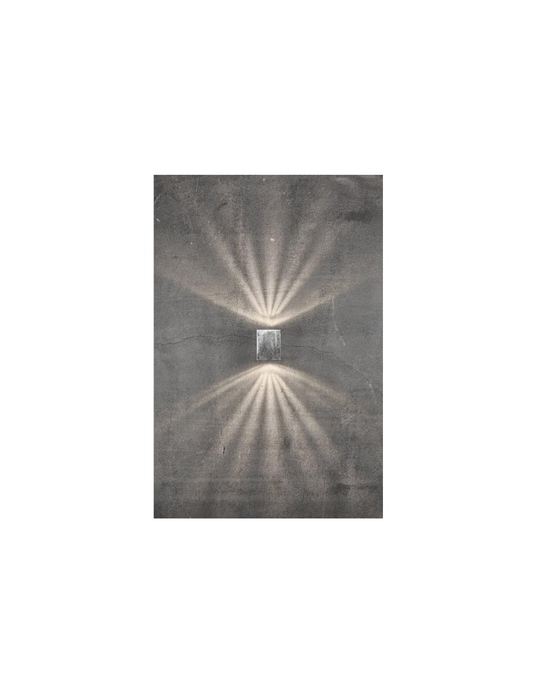 NORDLUX CANTO Lampa Ścienna LED Metal Srebrny 49711031