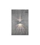 NORDLUX CANTO Lampa Ścienna LED Metal Srebrny 49711031