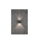 NORDLUX CANTO Lampa Ścienna LED Aluminium Czarny 49711003