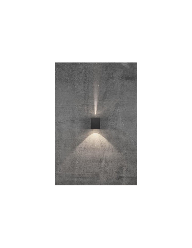 Outdoor wall lamps - NORDLUX CANTO LED Wall Lamp Aluminum Black 49711003 - product kolory-swiatla.pl 8