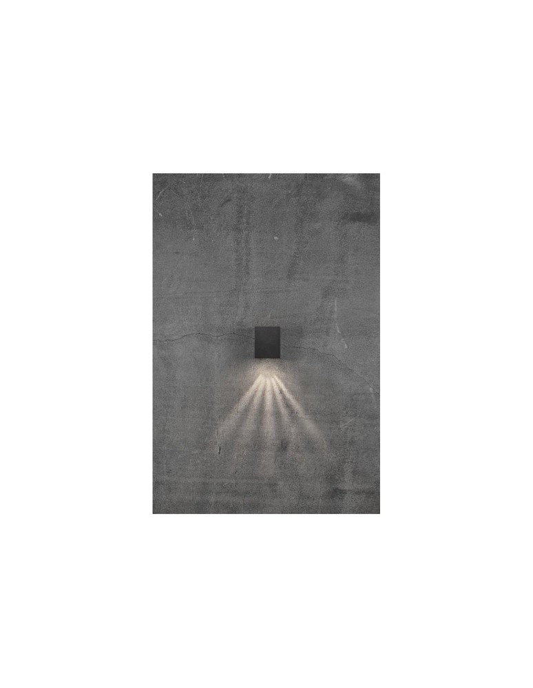 NORDLUX CANTO Lampa Ścienna LED Aluminium Czarny 49711003