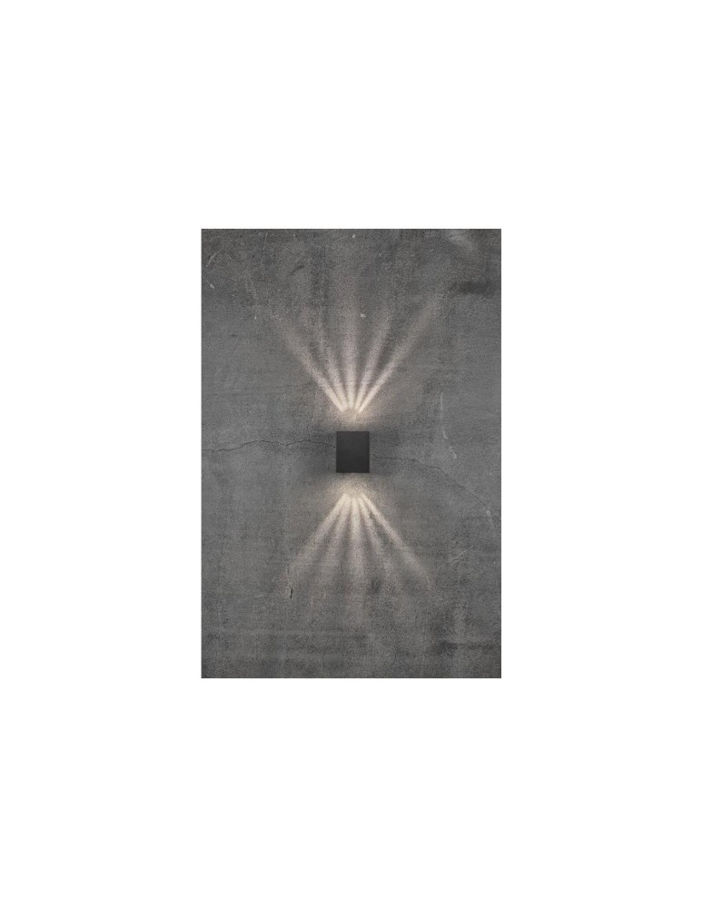 Outdoor wall lamps - NORDLUX CANTO LED Wall Lamp Aluminum Black 49711003 - product kolory-swiatla.pl 11