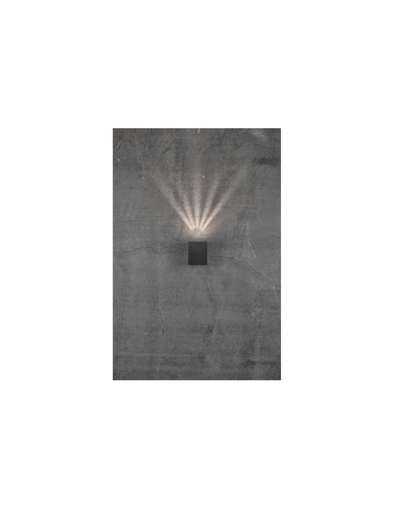 Outdoor wall lamps - NORDLUX CANTO LED Wall Lamp Aluminum Black 49711003 - product kolory-swiatla.pl 12