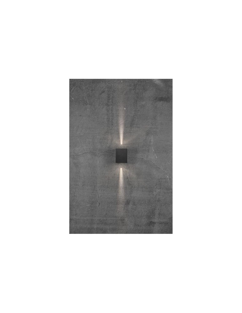 NORDLUX CANTO Lampa Ścienna LED Aluminium Czarny 49711003