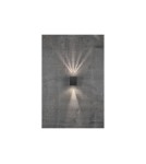 NORDLUX CANTO Lampa Ścienna LED Aluminium Czarny 49711003