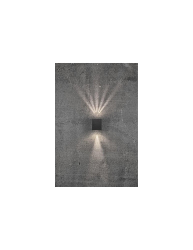Outdoor wall lamps - NORDLUX CANTO LED Wall Lamp Aluminum Black 49711003 - product kolory-swiatla.pl 18
