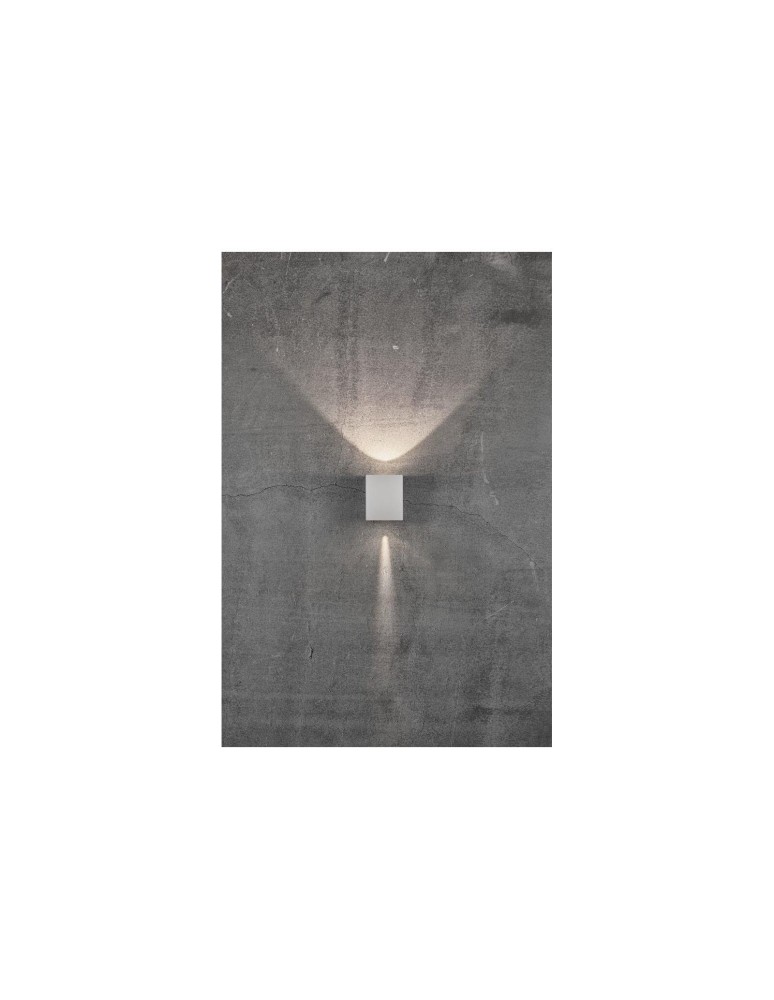 Outdoor wall lamps - NORDLUX CANTO LED Wall Lamp Aluminum White 49711001 - product kolory-swiatla.pl 7