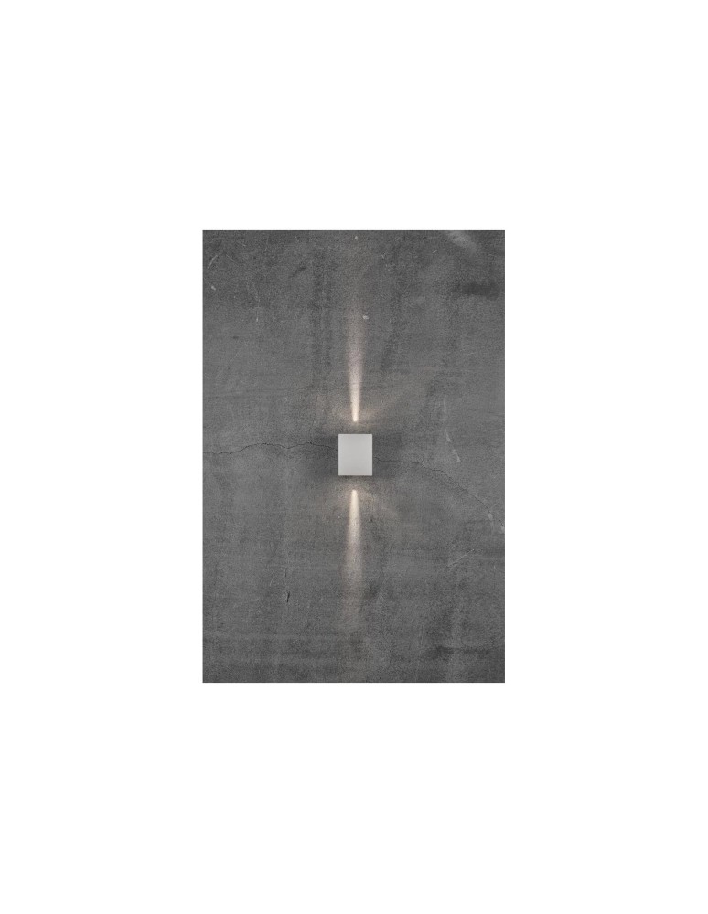 Outdoor wall lamps - NORDLUX CANTO LED Wall Lamp Aluminum White 49711001 - product kolory-swiatla.pl 12