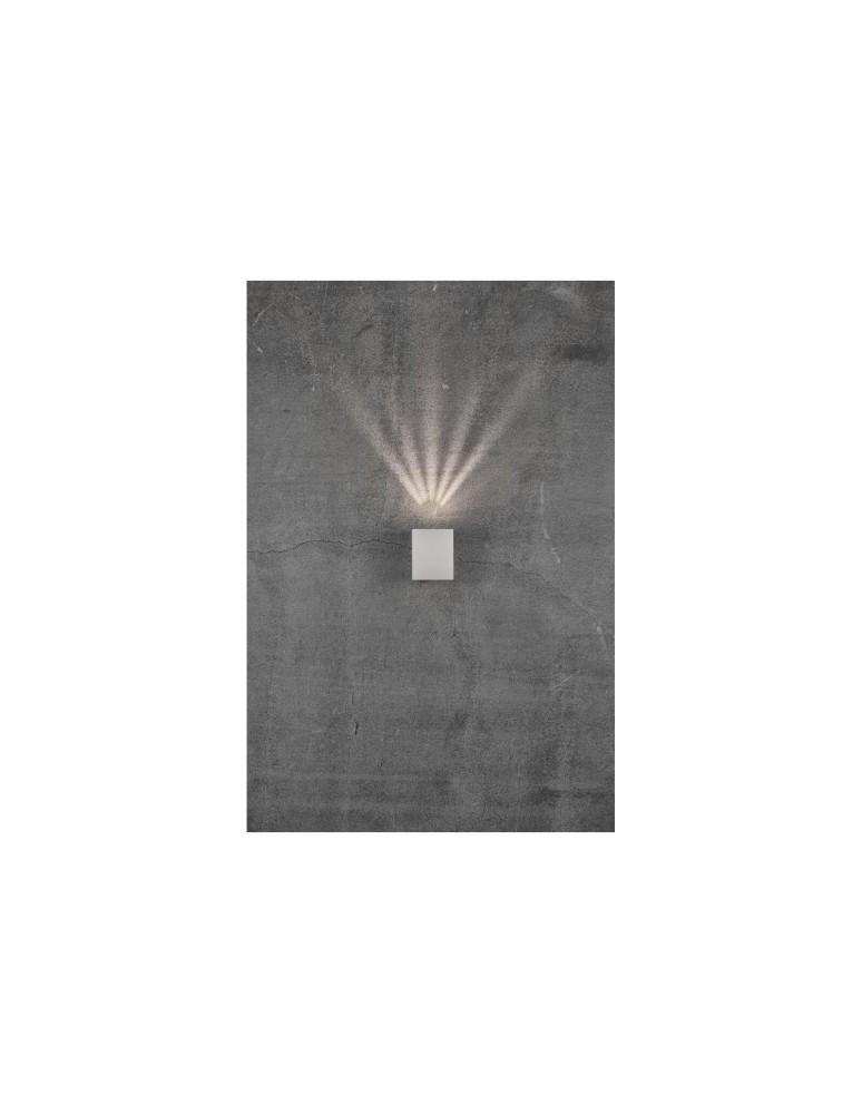 Outdoor wall lamps - NORDLUX CANTO LED Wall Lamp Aluminum White 49711001 - product kolory-swiatla.pl 13