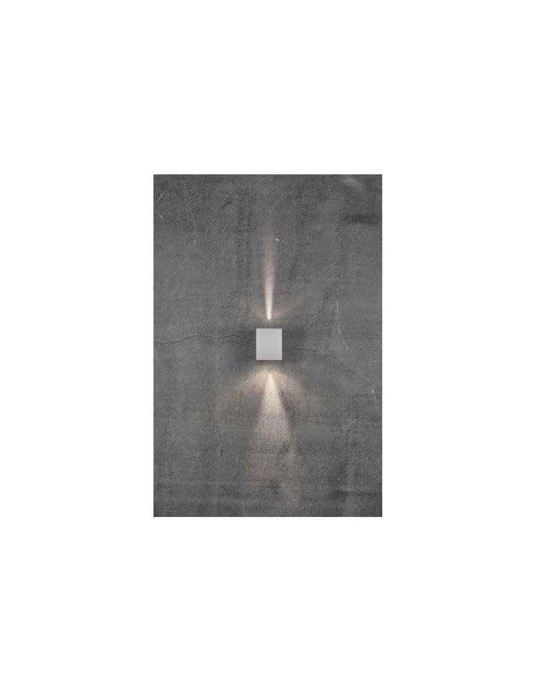 Outdoor wall lamps - NORDLUX CANTO LED Wall Lamp Aluminum White 49711001 - product kolory-swiatla.pl 17