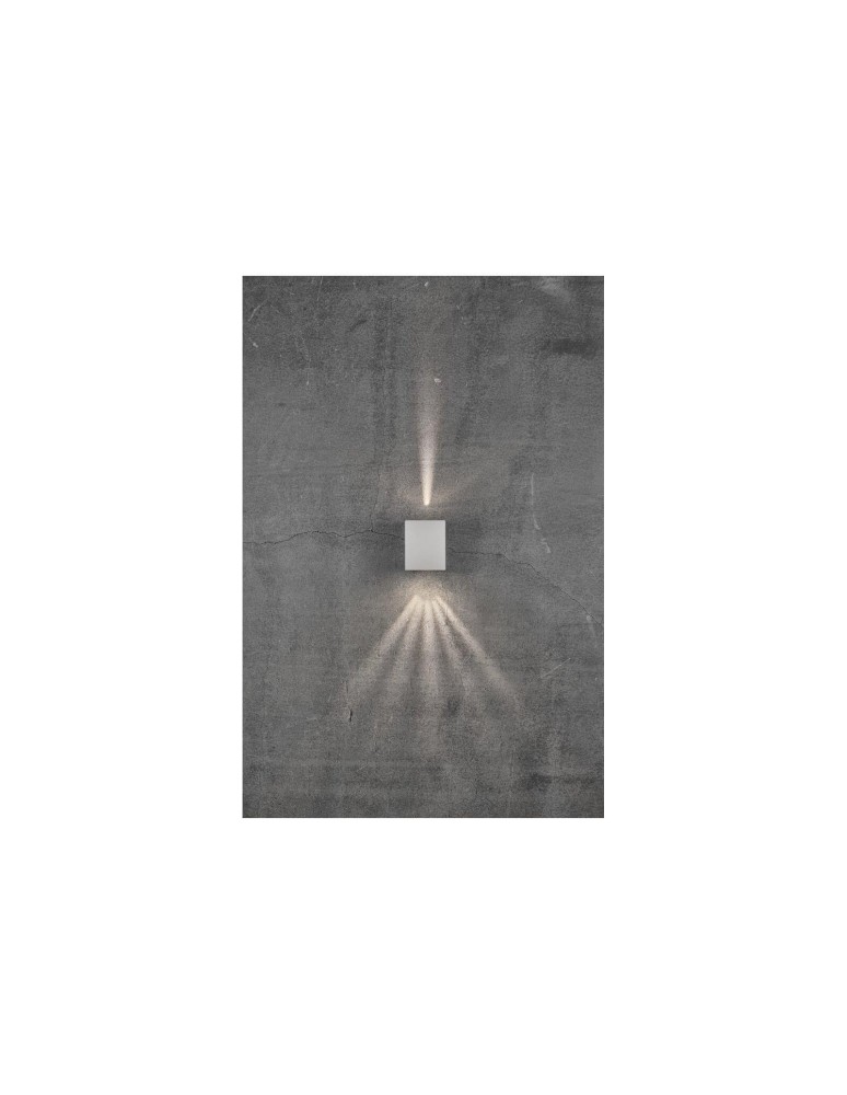 Outdoor wall lamps - NORDLUX CANTO LED Wall Lamp Aluminum White 49711001 - product kolory-swiatla.pl 18