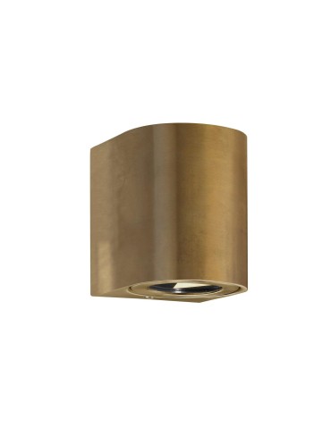 NORDLUX CANTO LED Brass Wall Lamp 49701035