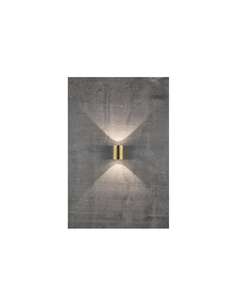 Outdoor wall lamps - NORDLUX CANTO LED Brass Wall Lamp 49701035 - product kolory-swiatla.pl 3