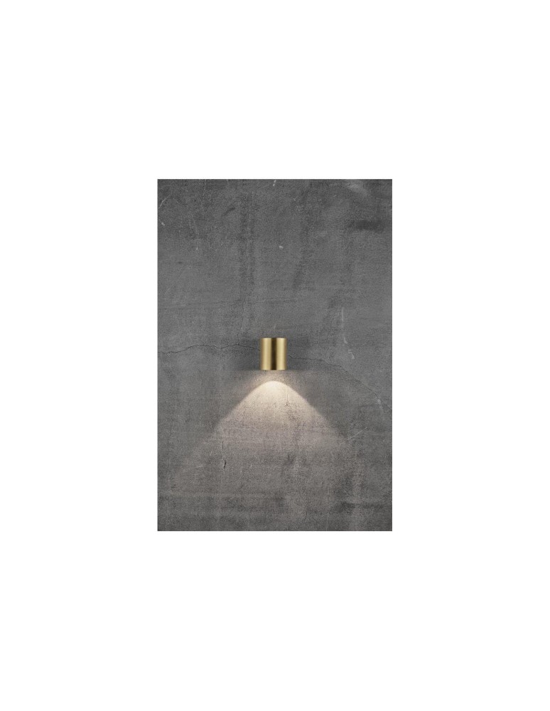 Outdoor wall lamps - NORDLUX CANTO LED Brass Wall Lamp 49701035 - product kolory-swiatla.pl 6