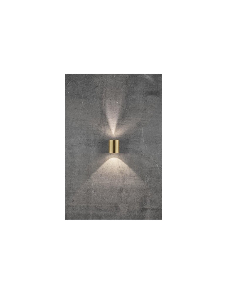 Outdoor wall lamps - NORDLUX CANTO LED Brass Wall Lamp 49701035 - product kolory-swiatla.pl 9
