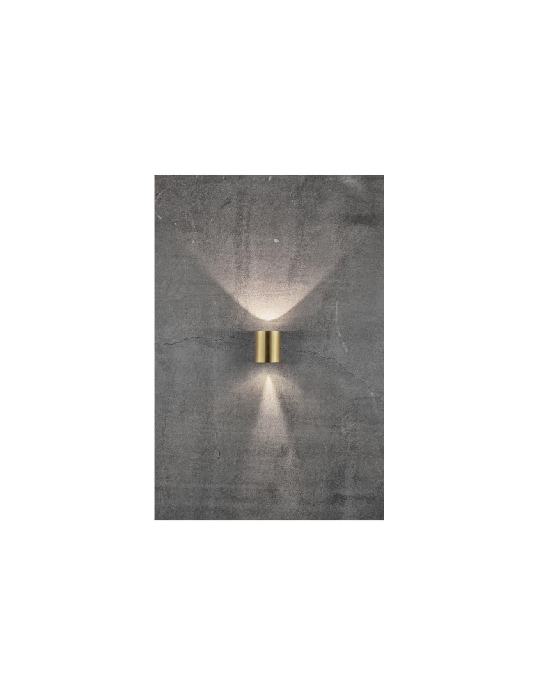 NORDLUX CANTO Lampa Ścienna LED Mosiądz Mosiądz 49701035