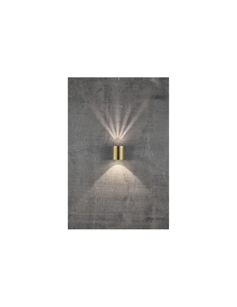 NORDLUX CANTO Lampa Ścienna LED Mosiądz Mosiądz 49701035