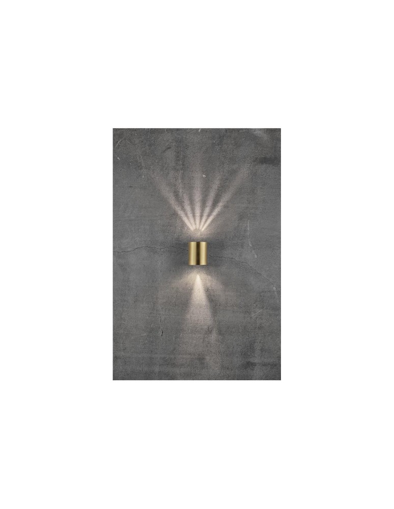 Outdoor wall lamps - NORDLUX CANTO LED Brass Wall Lamp 49701035 - product kolory-swiatla.pl 15