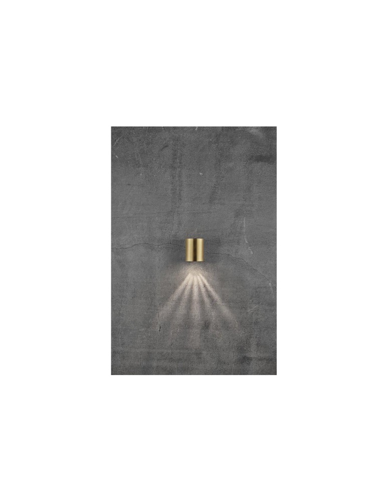 Outdoor wall lamps - NORDLUX CANTO LED Brass Wall Lamp 49701035 - product kolory-swiatla.pl 16
