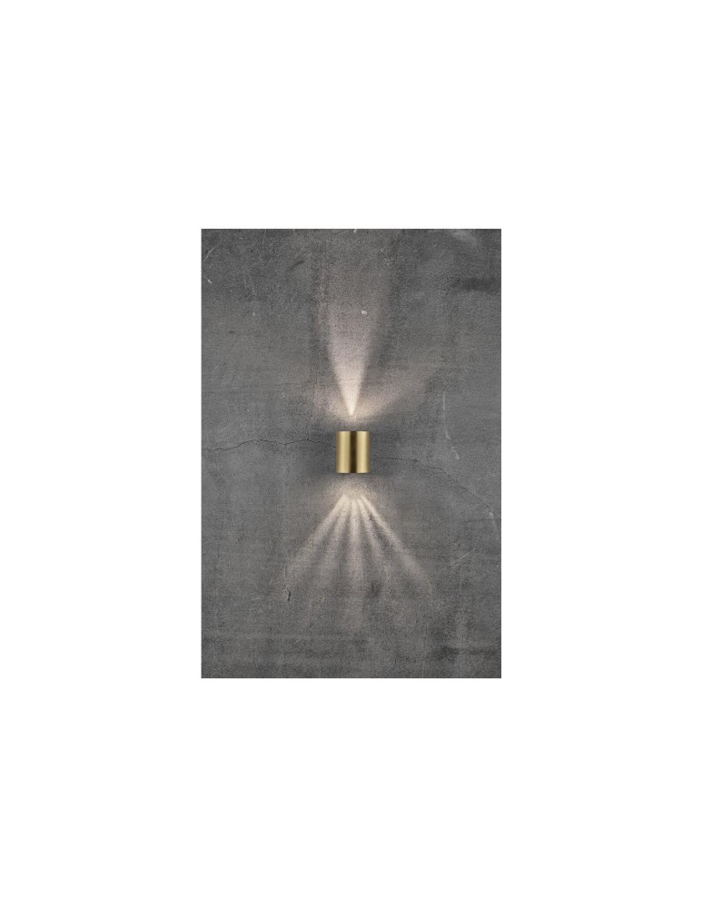 Outdoor wall lamps - NORDLUX CANTO LED Brass Wall Lamp 49701035 - product kolory-swiatla.pl 17