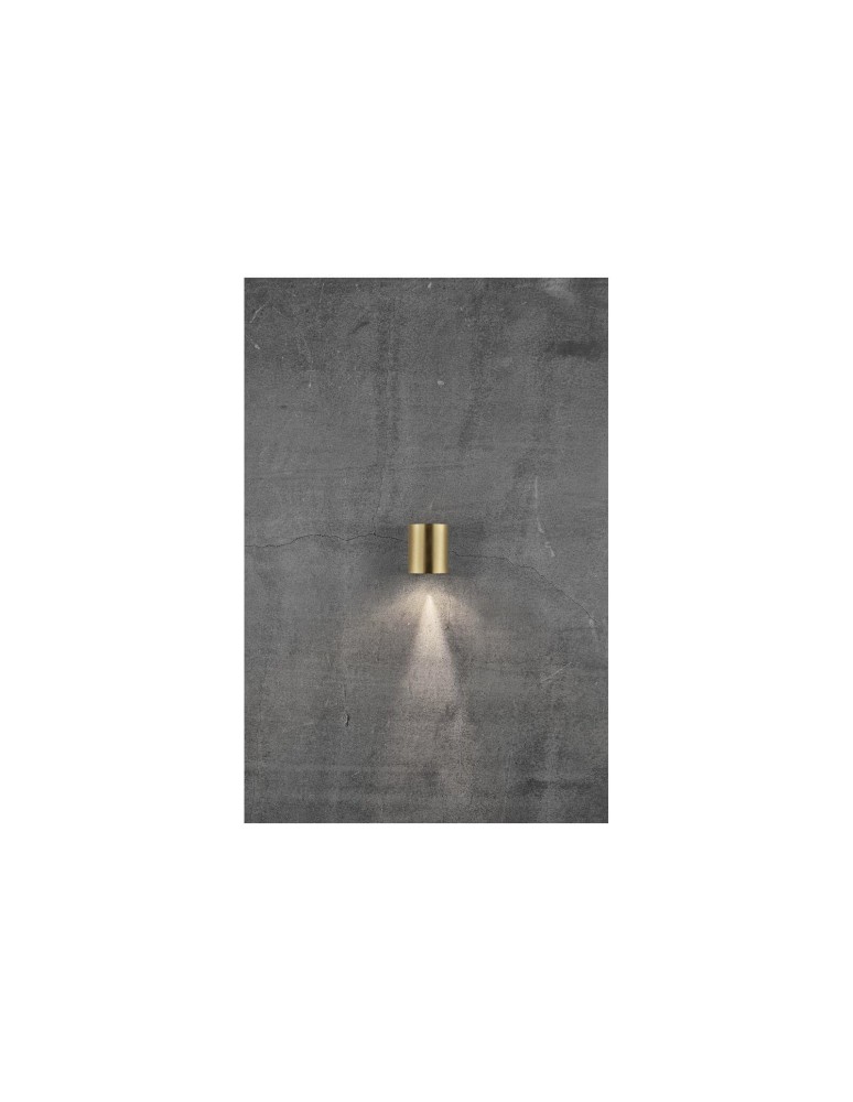 NORDLUX CANTO Lampa Ścienna LED Mosiądz Mosiądz 49701035