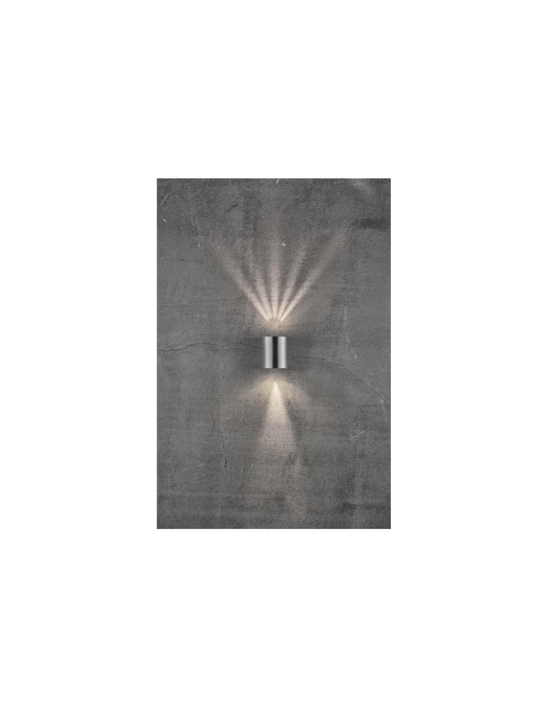NORDLUX CANTO Lampa Ścienna LED Stal nierdzewna 49701034