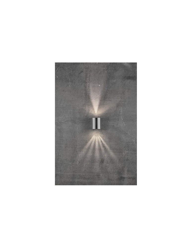 NORDLUX CANTO Lampa Ścienna LED Stal nierdzewna 49701034