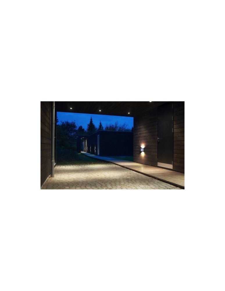 NORDLUX CANTO Lampa Ścienna LED Metal Srebrny 49701031