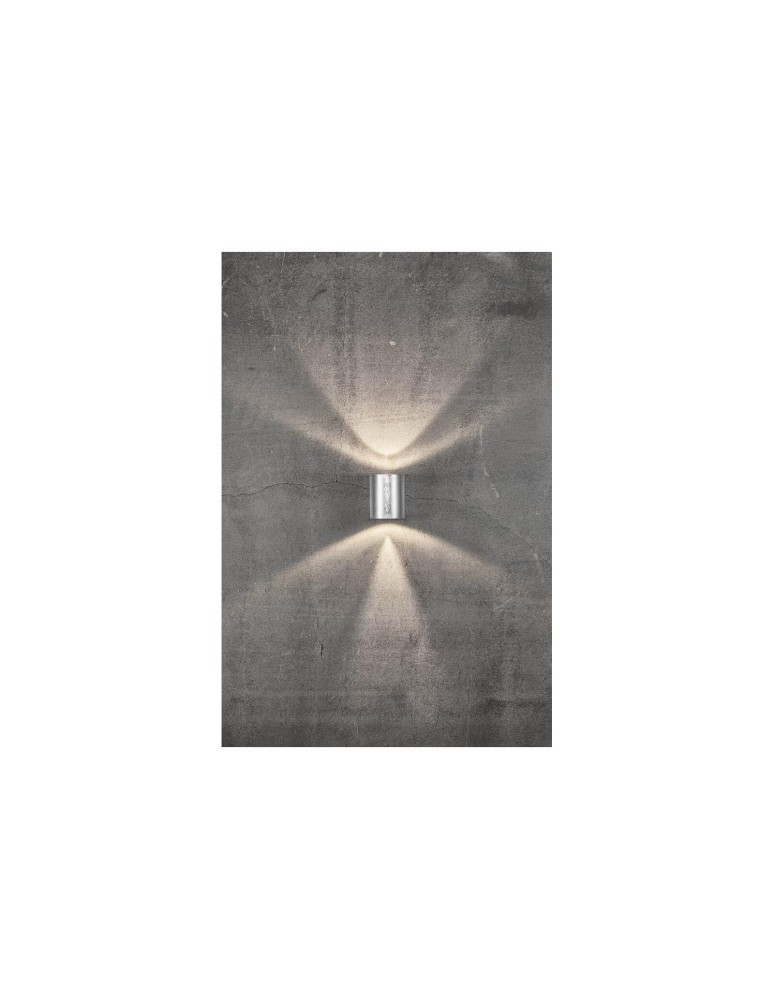 Outdoor wall lamps - NORDLUX CANTO LED Metal Wall Lamp Silver 49701031 - product kolory-swiatla.pl 7