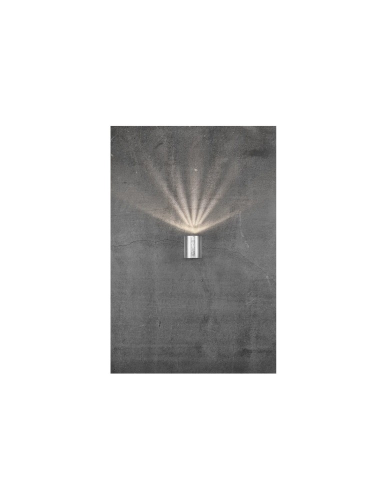 Outdoor wall lamps - NORDLUX CANTO LED Metal Wall Lamp Silver 49701031 - product kolory-swiatla.pl 8