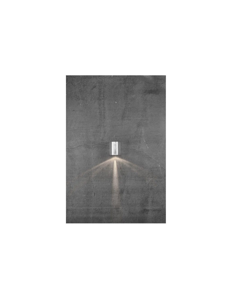 NORDLUX CANTO Lampa Ścienna LED Metal Srebrny 49701031