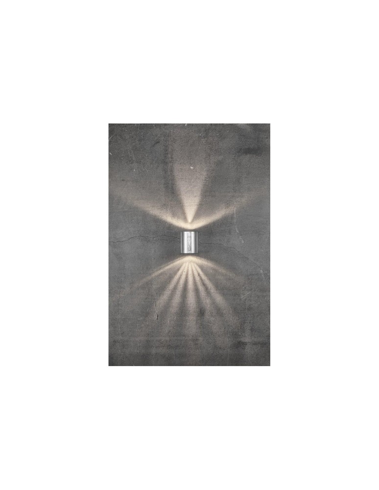 Outdoor wall lamps - NORDLUX CANTO LED Metal Wall Lamp Silver 49701031 - product kolory-swiatla.pl 16