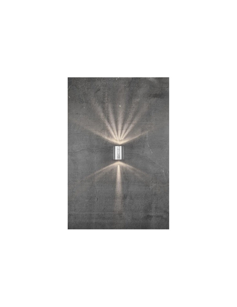 Outdoor wall lamps - NORDLUX CANTO LED Metal Wall Lamp Silver 49701031 - product kolory-swiatla.pl 17