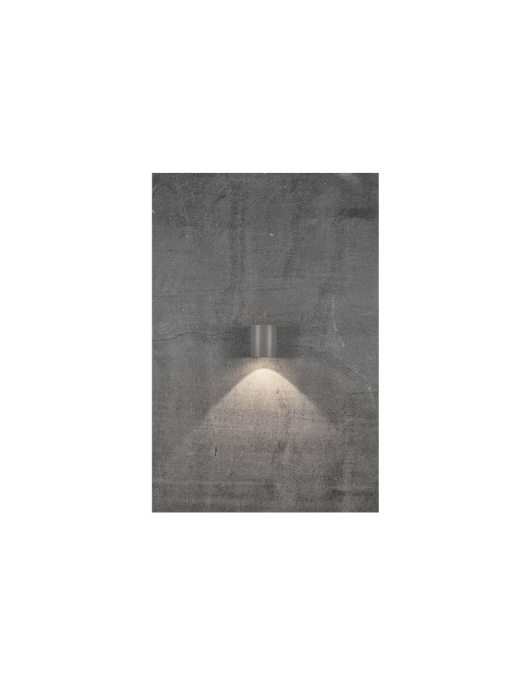NORDLUX CANTO Lampa Ścienna LED Aluminium Szary 49701010
