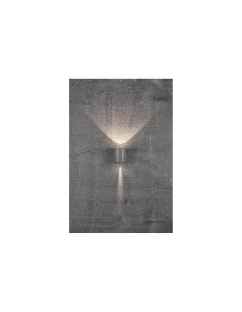 Outdoor wall lamps - NORDLUX CANTO LED Wall Lamp Aluminum Gray 49701010 - product kolory-swiatla.pl 8