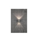 NORDLUX CANTO Lampa Ścienna LED Aluminium Szary 49701010