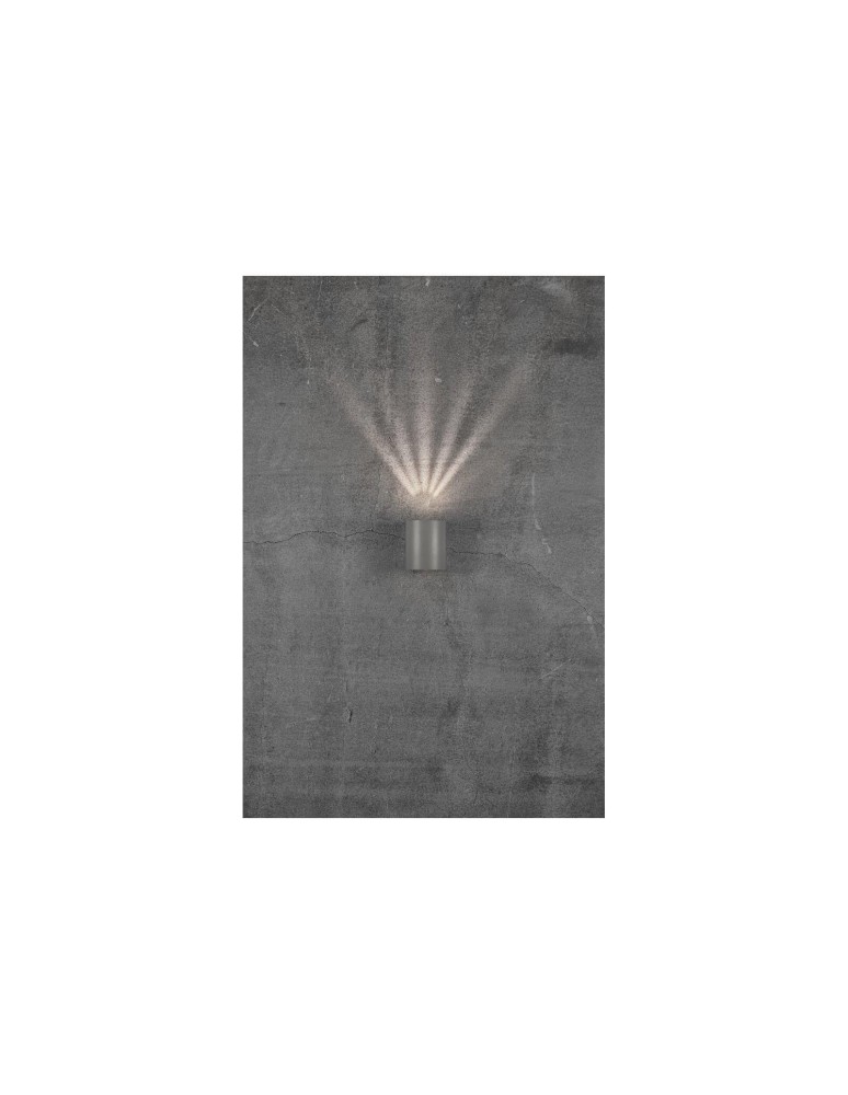 Outdoor wall lamps - NORDLUX CANTO LED Wall Lamp Aluminum Gray 49701010 - product kolory-swiatla.pl 13