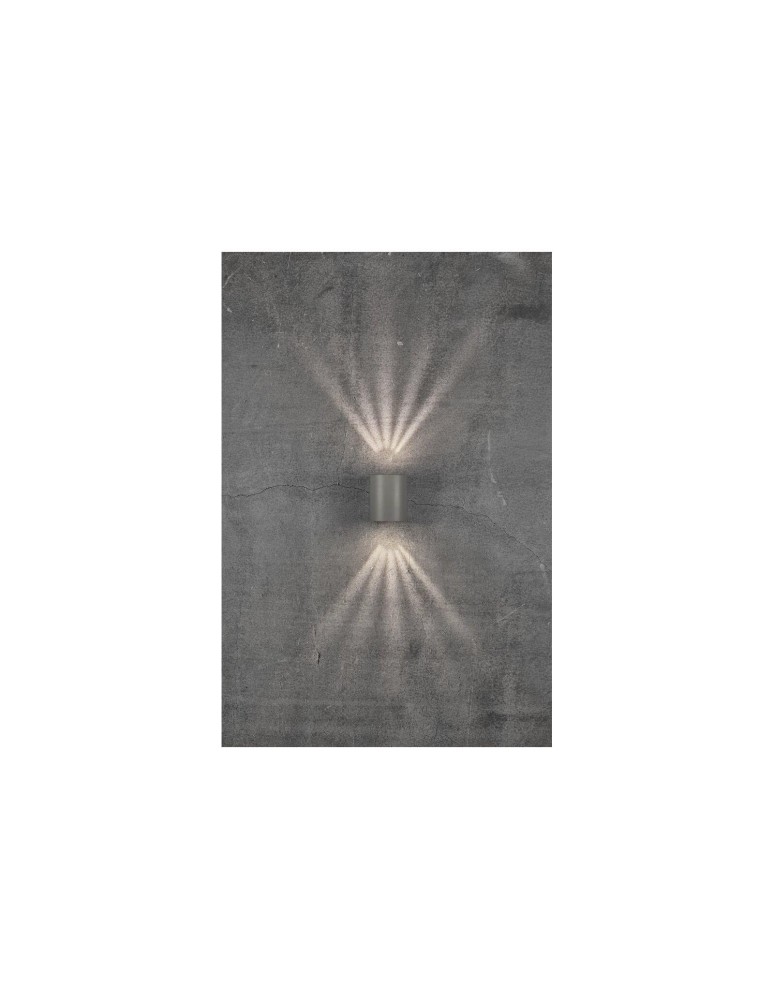 Outdoor wall lamps - NORDLUX CANTO LED Wall Lamp Aluminum Gray 49701010 - product kolory-swiatla.pl 14