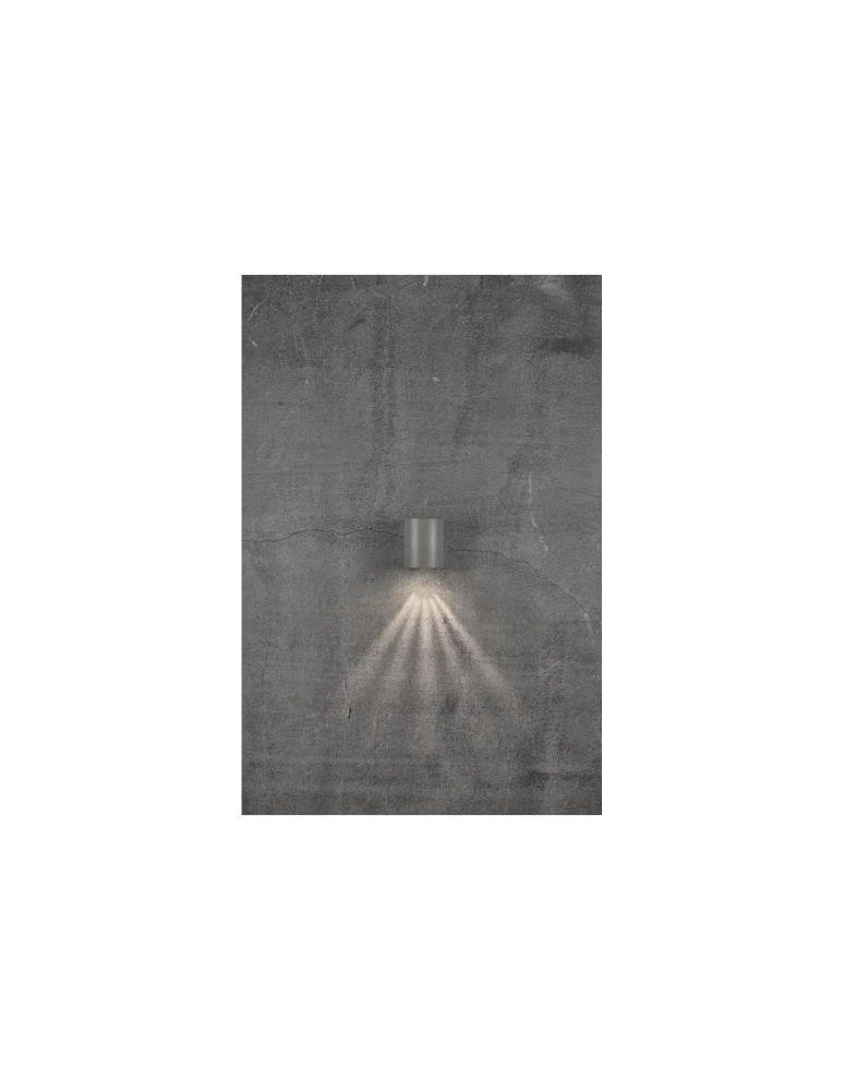 NORDLUX CANTO Lampa Ścienna LED Aluminium Szary 49701010