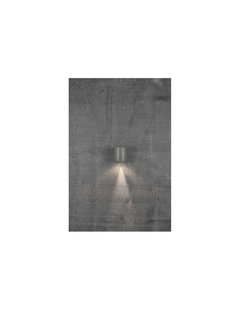 NORDLUX CANTO Lampa Ścienna LED Aluminium Szary 49701010