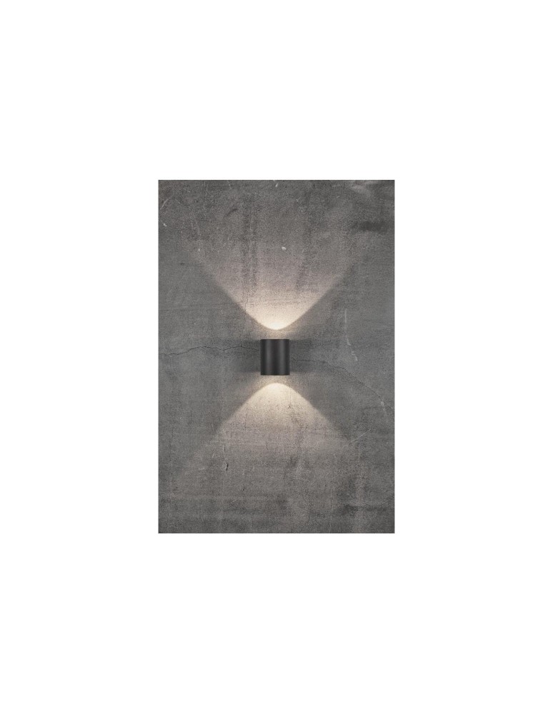 Outdoor wall lamps - NORDLUX CANTO LED Wall Lamp Aluminum Black 49701003 - product kolory-swiatla.pl 4