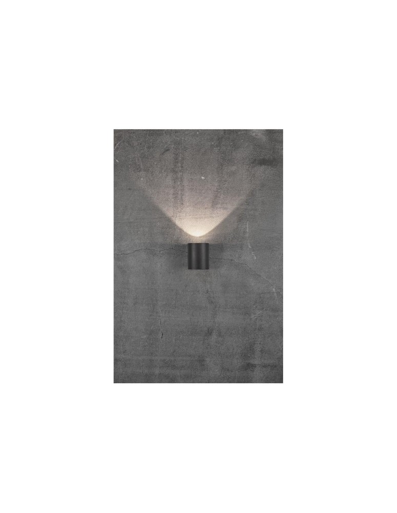 Outdoor wall lamps - NORDLUX CANTO LED Wall Lamp Aluminum Black 49701003 - product kolory-swiatla.pl 6
