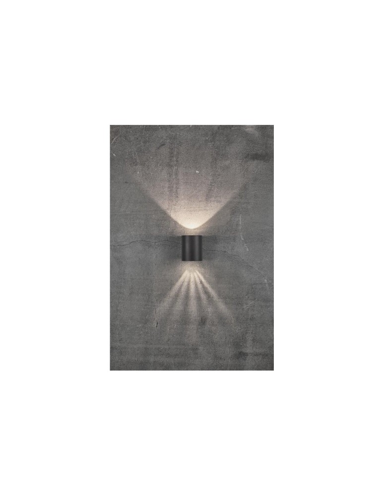 Outdoor wall lamps - NORDLUX CANTO LED Wall Lamp Aluminum Black 49701003 - product kolory-swiatla.pl 8