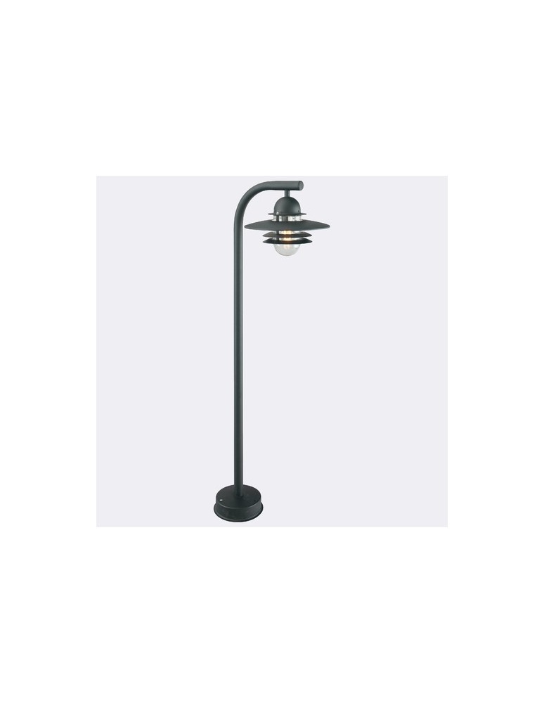 Standing garden lamps - Norlys Oslo 118cm 1xE27 Standing IP65 Black 245B - product kolory-swiatla.pl 1