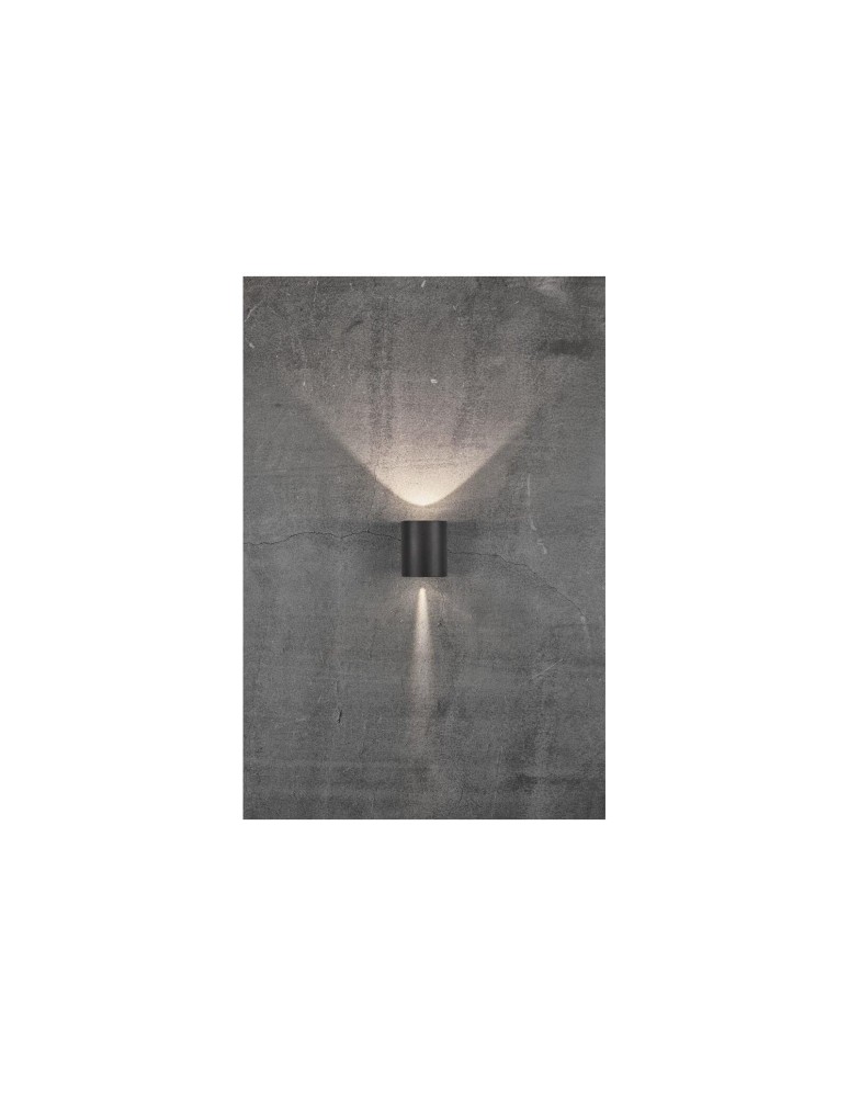 Outdoor wall lamps - NORDLUX CANTO LED Wall Lamp Aluminum Black 49701003 - product kolory-swiatla.pl 10