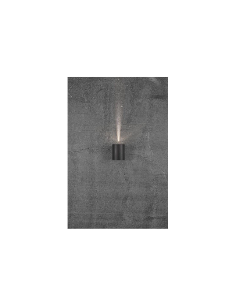 NORDLUX CANTO Lampa Ścienna LED Aluminium Czarny 49701003