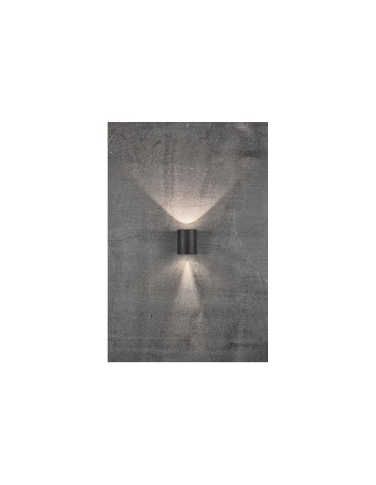 NORDLUX CANTO Lampa Ścienna LED Aluminium Czarny 49701003