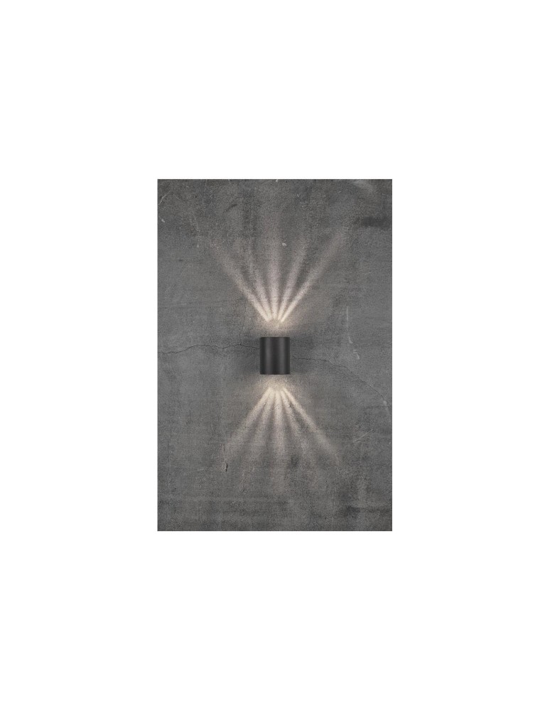 Outdoor wall lamps - NORDLUX CANTO LED Wall Lamp Aluminum Black 49701003 - product kolory-swiatla.pl 13