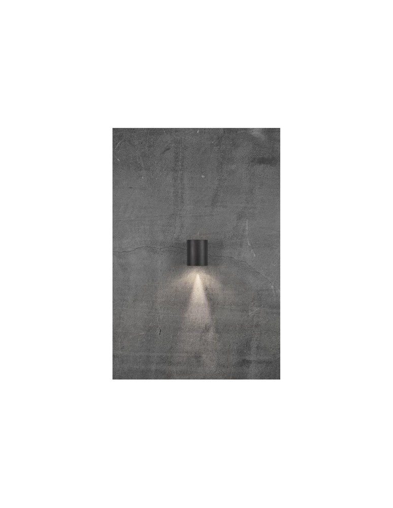 Outdoor wall lamps - NORDLUX CANTO LED Wall Lamp Aluminum Black 49701003 - product kolory-swiatla.pl 18