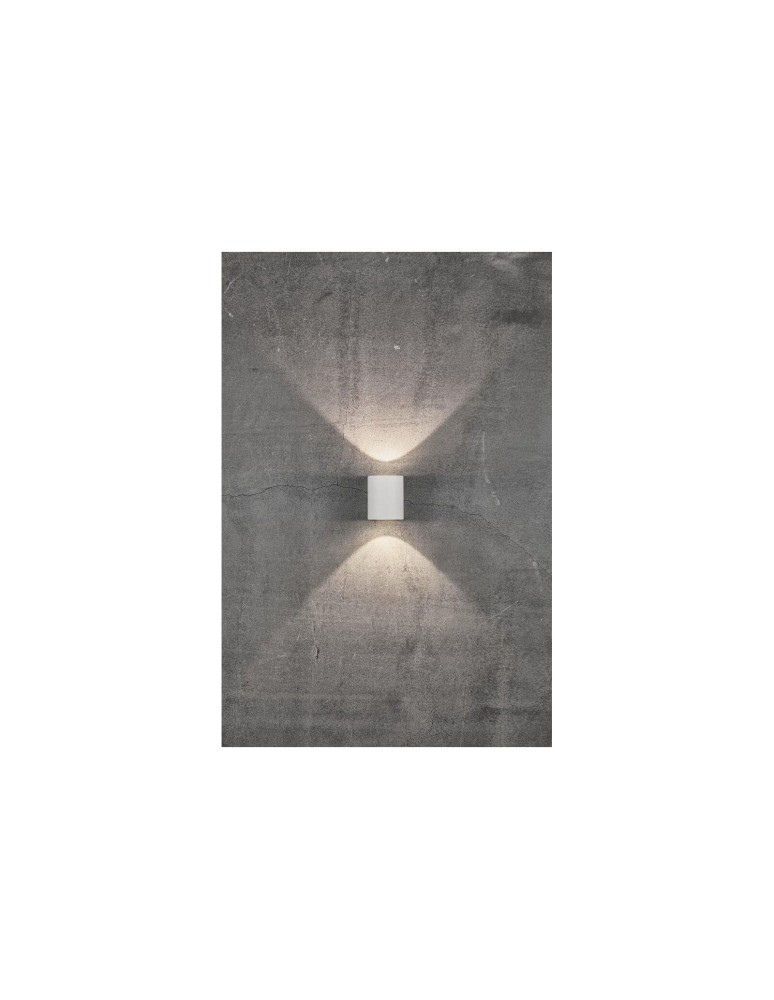 Outdoor wall lamps - NORDLUX CANTO LED Wall Lamp Aluminum White 49701001 - product kolory-swiatla.pl 4